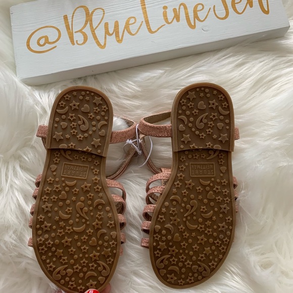 NWOT Stuart Weitzman Rose Gold Sandals - Picture 2 of 3